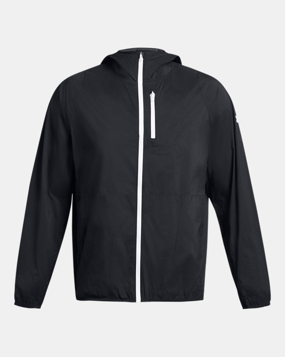 Men's UA Launch Lightweight Jacket, Black, pdpMainDesktop image number 4